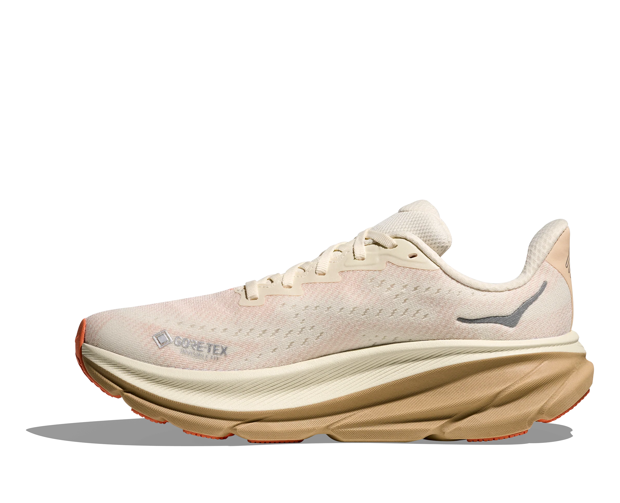 WOMEN'S HOKA CLIFTON 9 GTX | EGGSHELL / KHAKI - Image 2