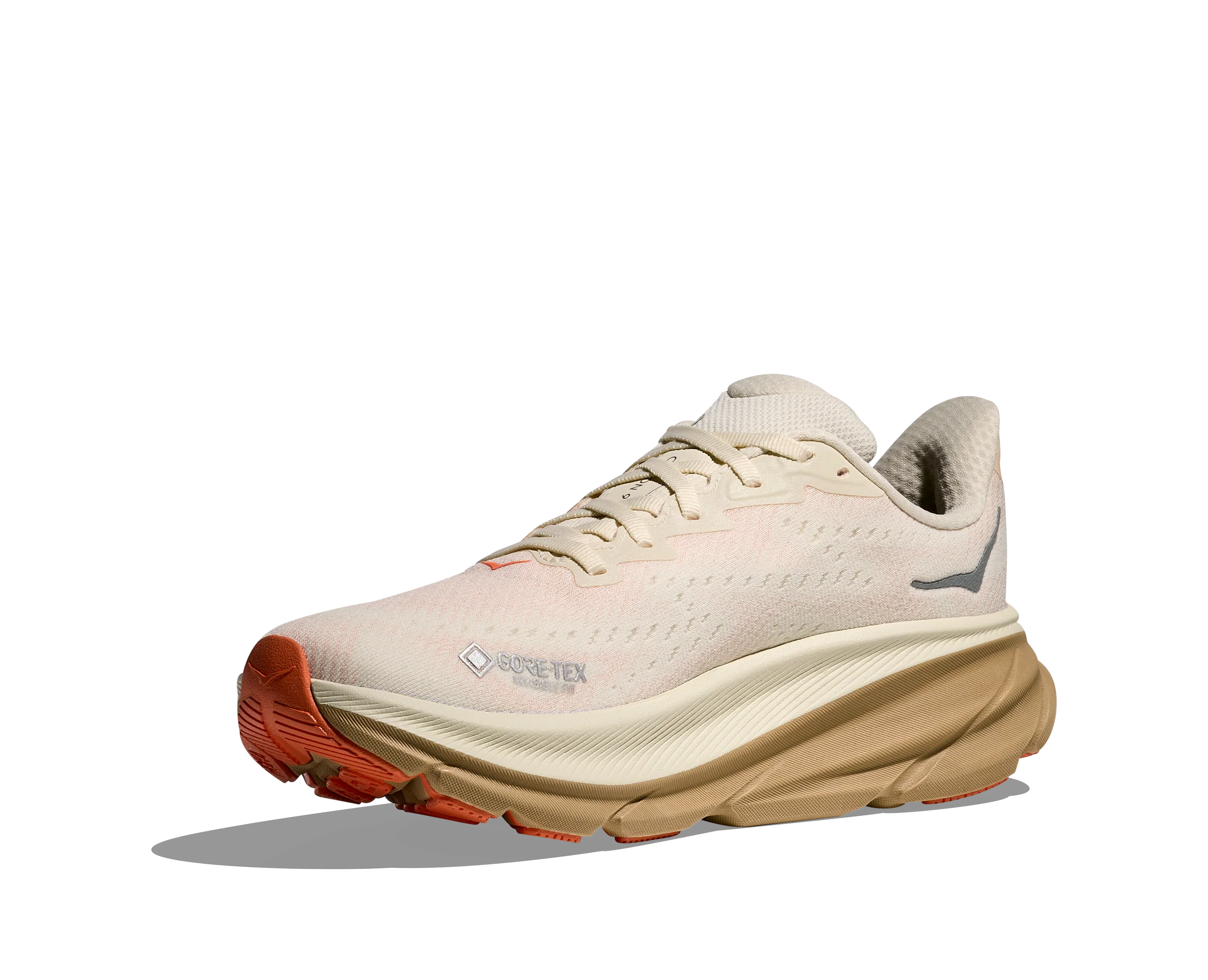 WOMEN'S HOKA CLIFTON 9 GTX | EGGSHELL / KHAKI - Image 3