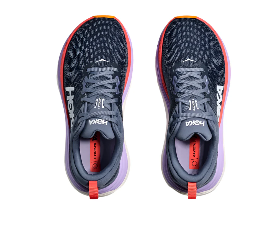 WOMEN'S HOKA GAVIOTA 5 | ANCHOR / GRAPEFRUIT - Image 2
