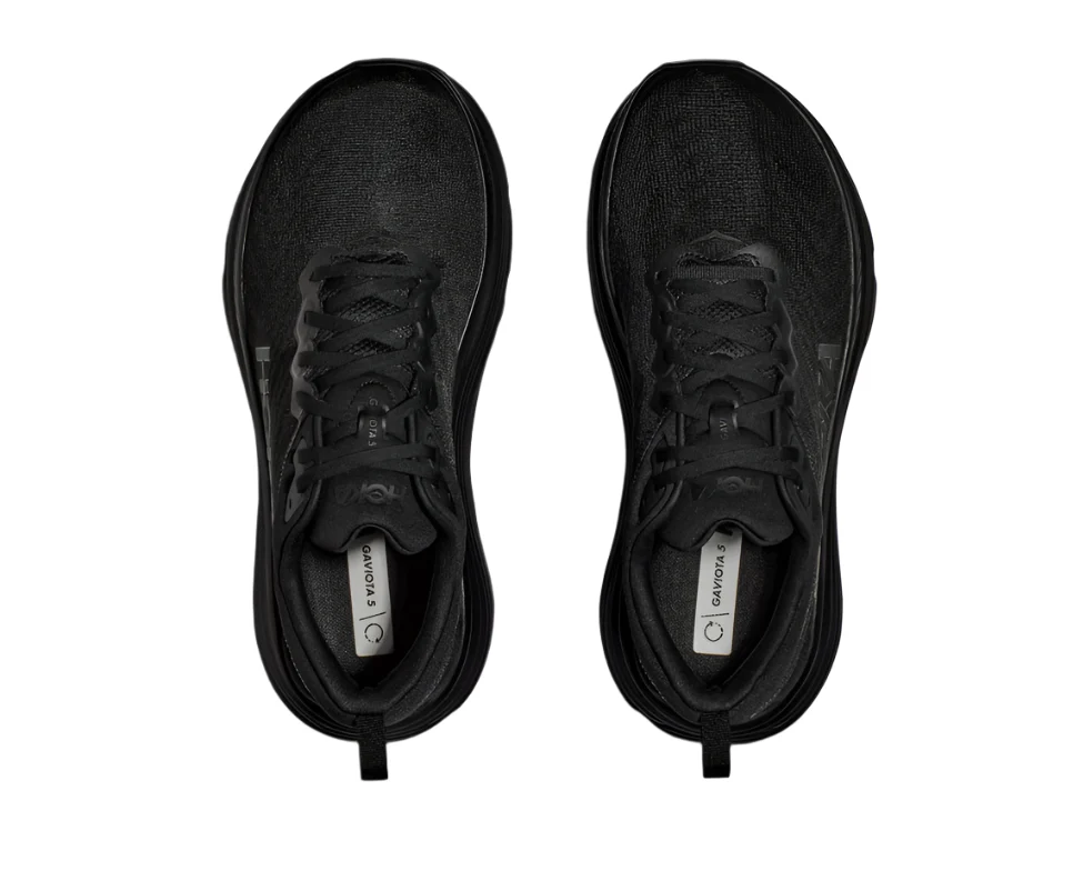 WOMEN'S HOKA GAVIOTA 5 | BLACK / BLACK - Image 2