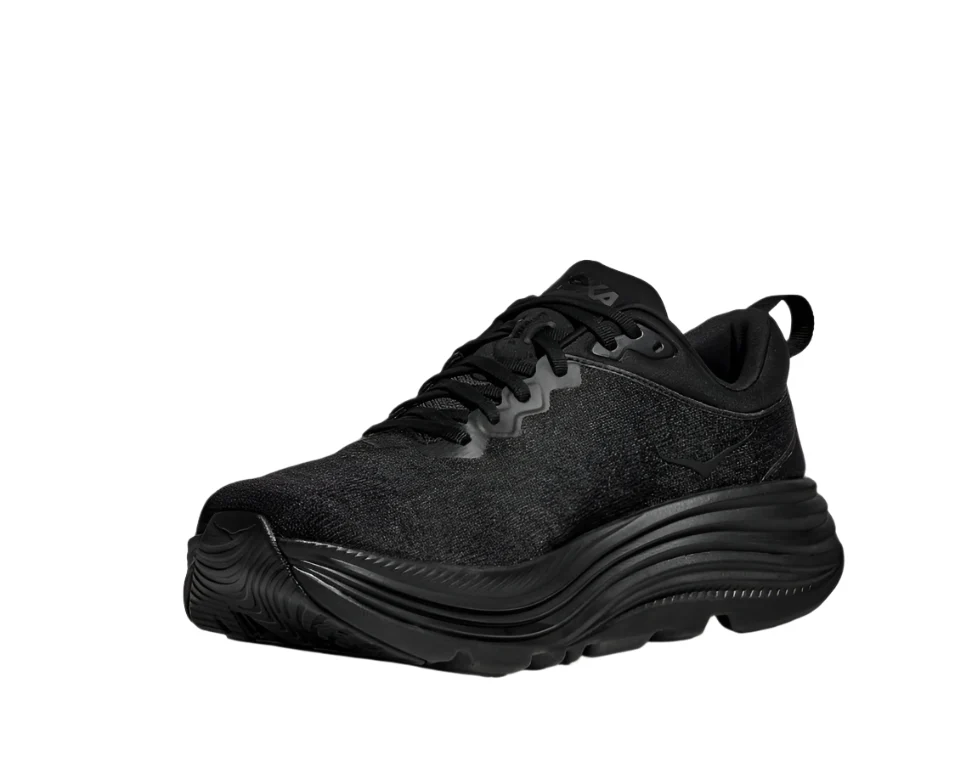 WOMEN'S HOKA GAVIOTA 5 | BLACK / BLACK - Image 4