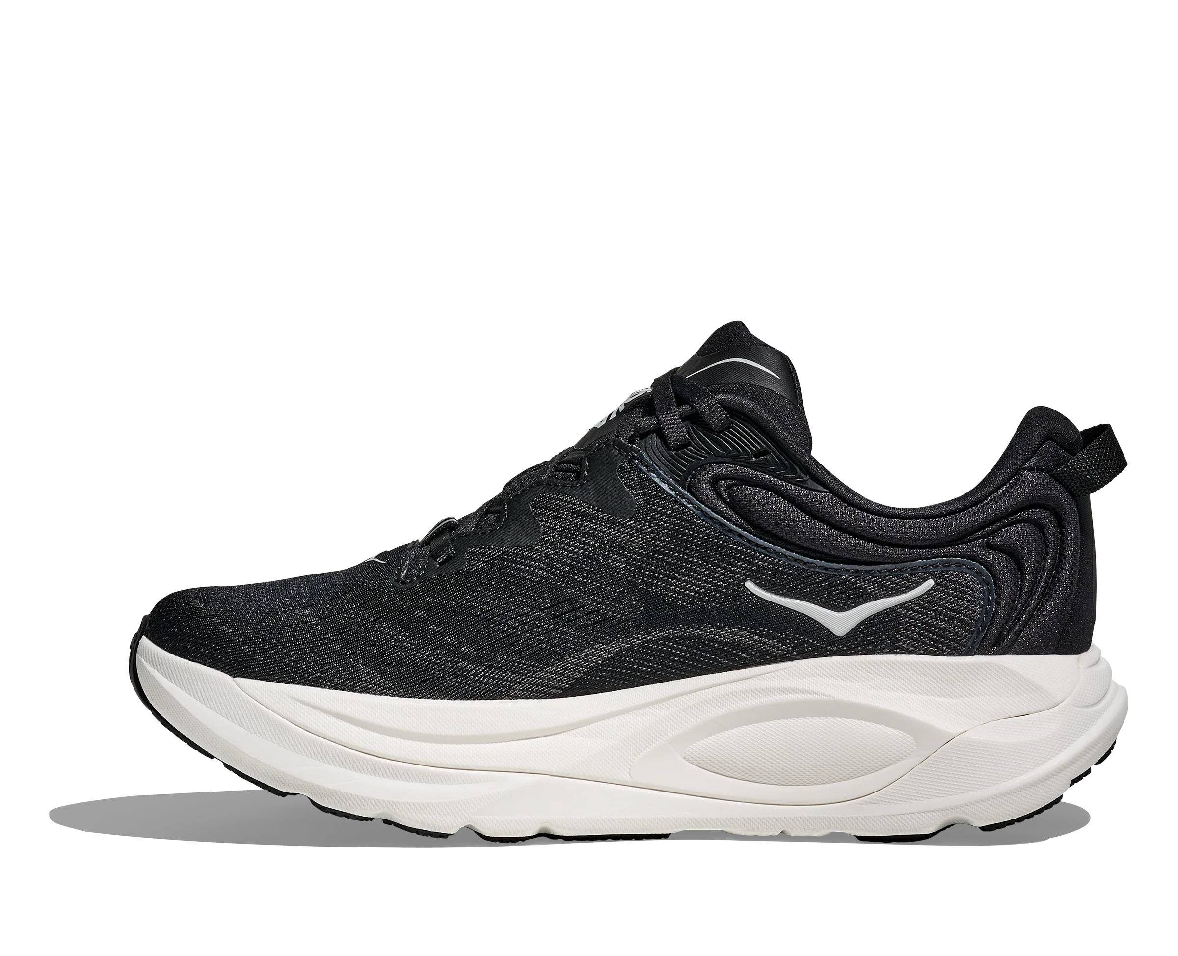 WOMEN'S HOKA GAVIOTA 6 | BLACK | WHITE - Image 2