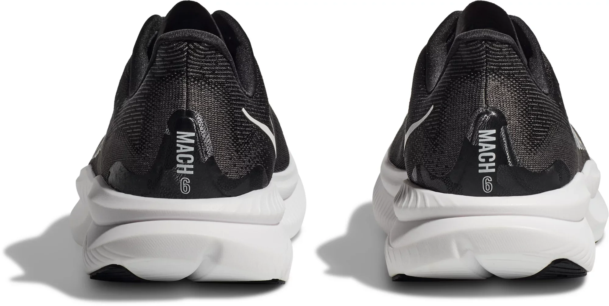 WOMEN'S HOKA MACH 6 | BLACK / WHITE - Image 5