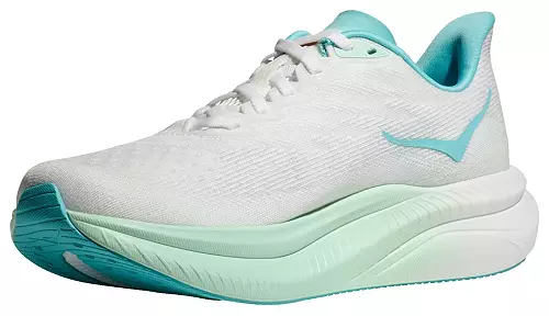 WOMEN'S HOKA MACH 6 | FROST / ROSE GOLD - Image 4
