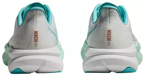 WOMEN'S HOKA MACH 6 | FROST / ROSE GOLD - Image 5