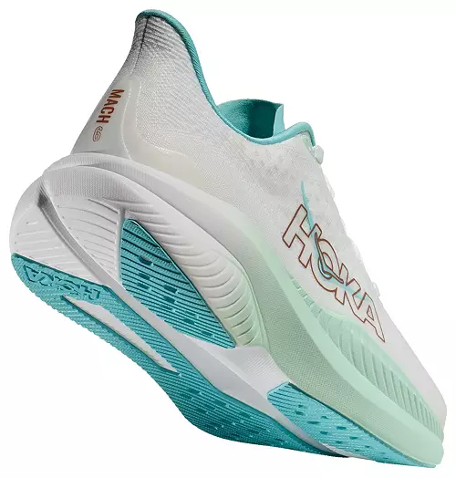 WOMEN'S HOKA MACH 6 | FROST / ROSE GOLD - Image 7