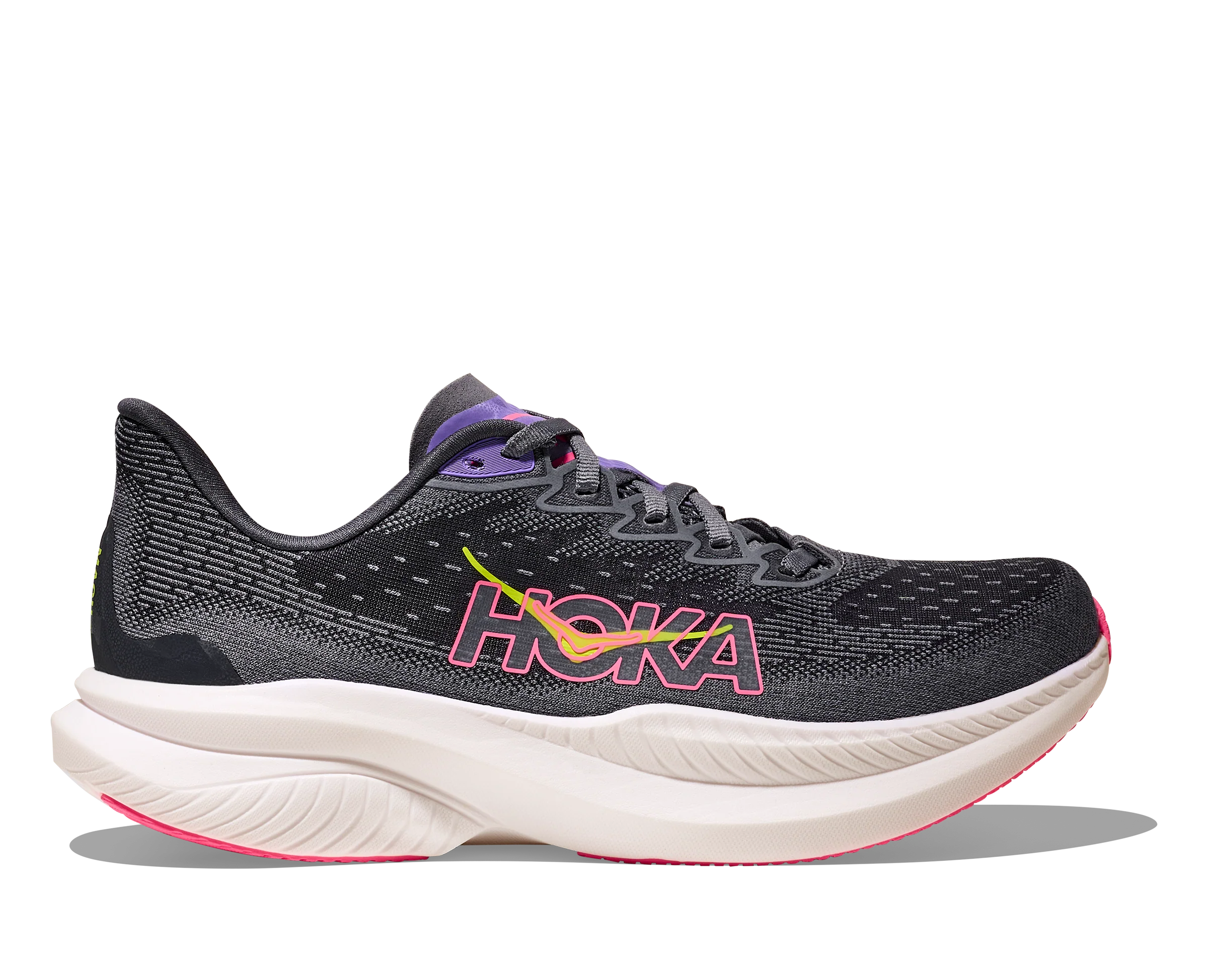 WOMEN'S HOKA MACH 6 | GREY SKIES / CHARCOAL GREY
