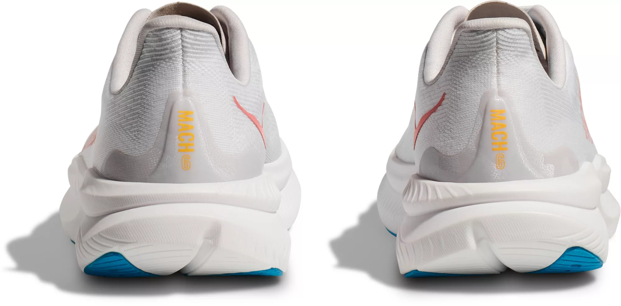WOMEN'S HOKA MACH 6 | WHITE / NIMBUS CLOUD - Image 7
