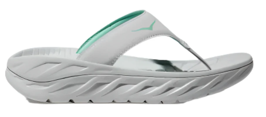 WOMEN'S HOKA ORA RECOVERY FLIP | COSMIC GREY / SEAFOAM
