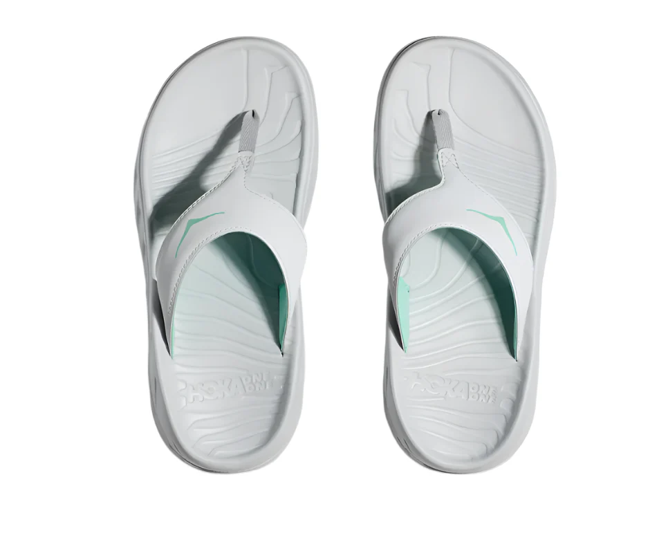 WOMEN'S HOKA ORA RECOVERY FLIP | COSMIC GREY / SEAFOAM - Image 4