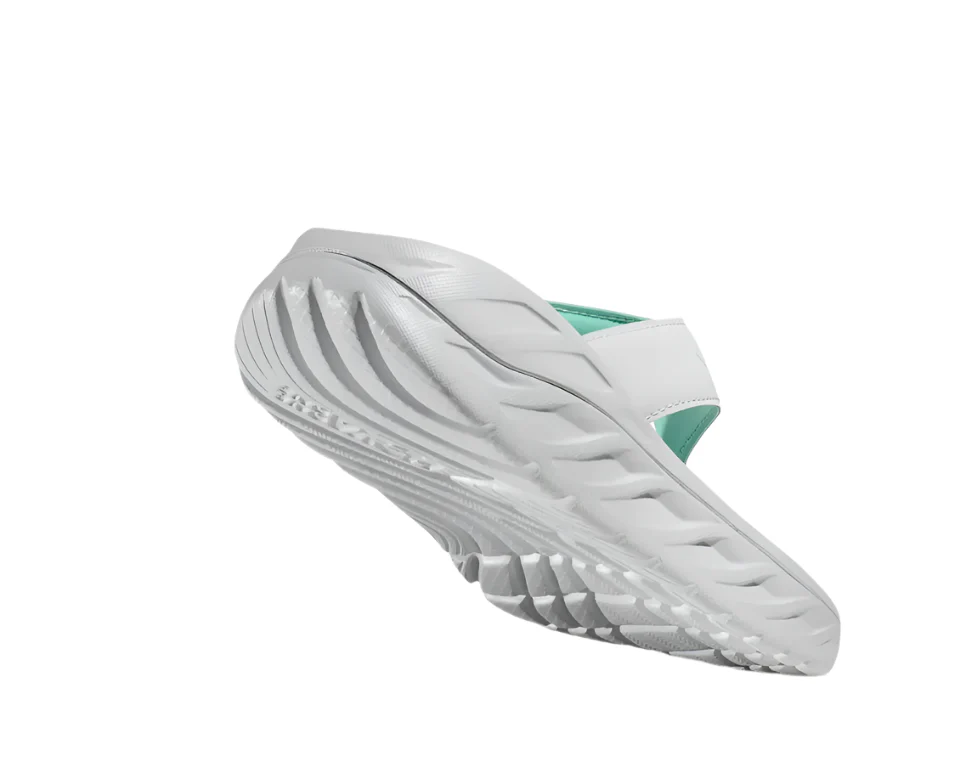 WOMEN'S HOKA ORA RECOVERY FLIP | COSMIC GREY / SEAFOAM - Image 5
