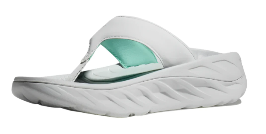 WOMEN'S HOKA ORA RECOVERY FLIP | COSMIC GREY / SEAFOAM - Image 6
