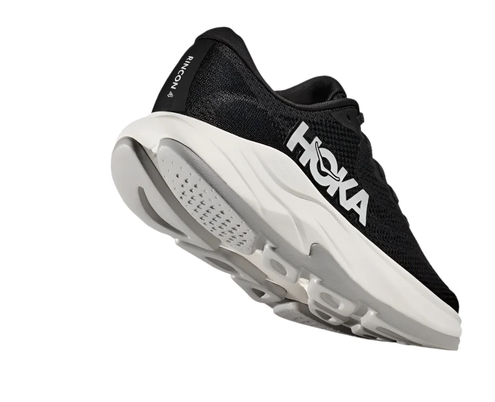 WOMEN'S HOKA RINCON 4 | BLACK / WHITE - Image 4