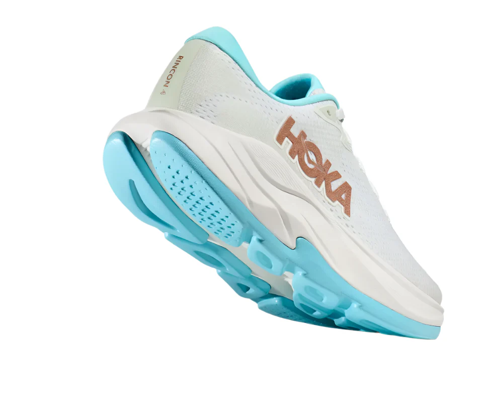 WOMEN'S HOKA RINCON 4 | FROST / ROSE GOLD - Image 4