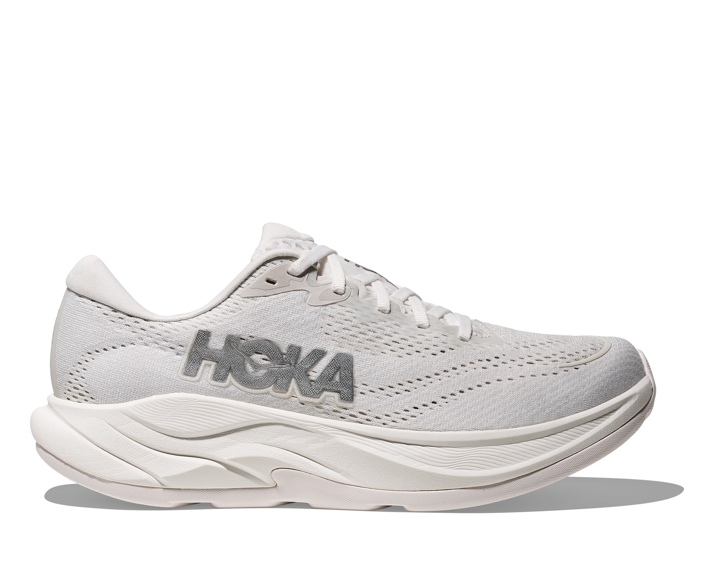 WOMEN'S HOKA RINCON 4 | WHITE | SILVER