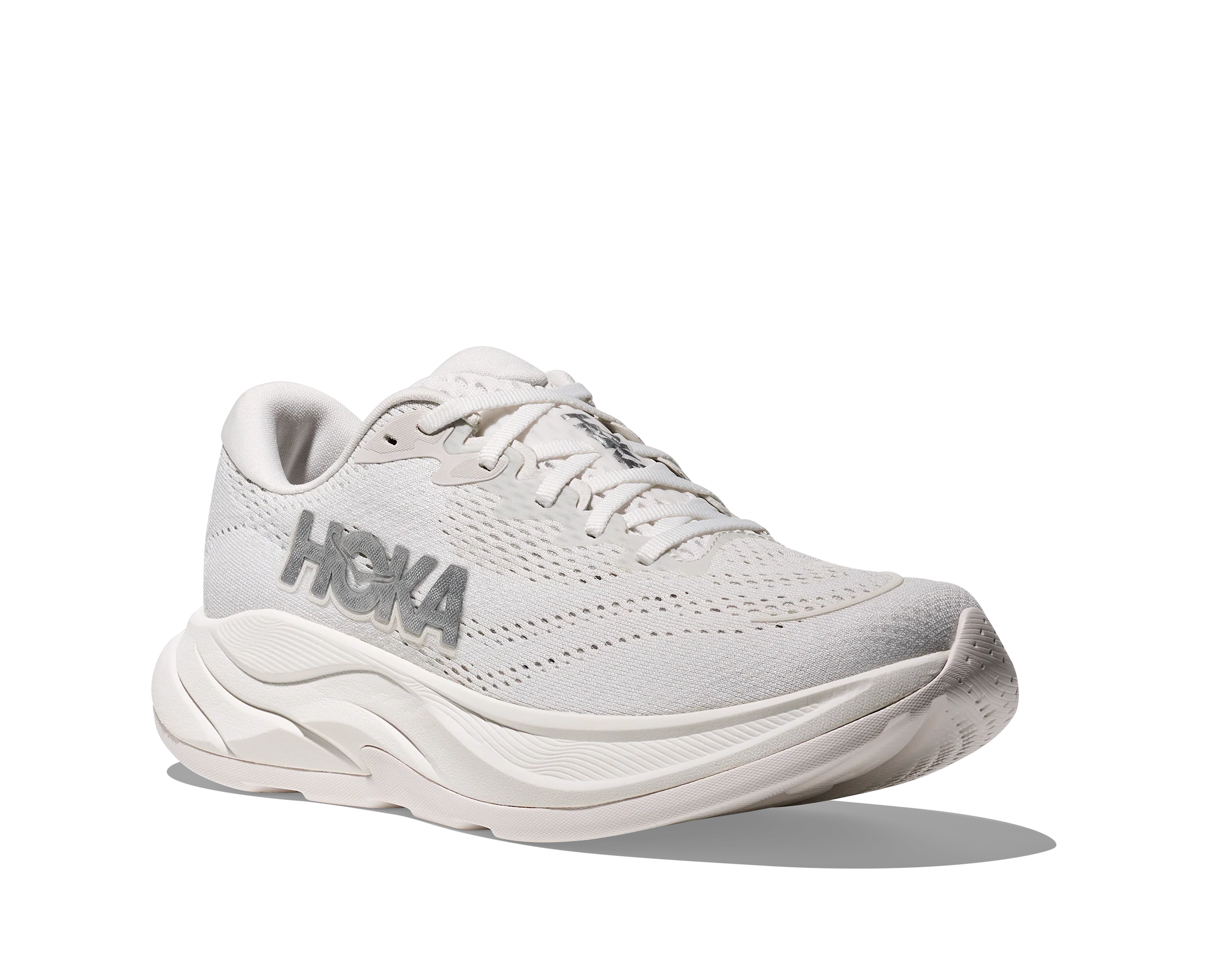 WOMEN'S HOKA RINCON 4 | WHITE | SILVER - Image 4
