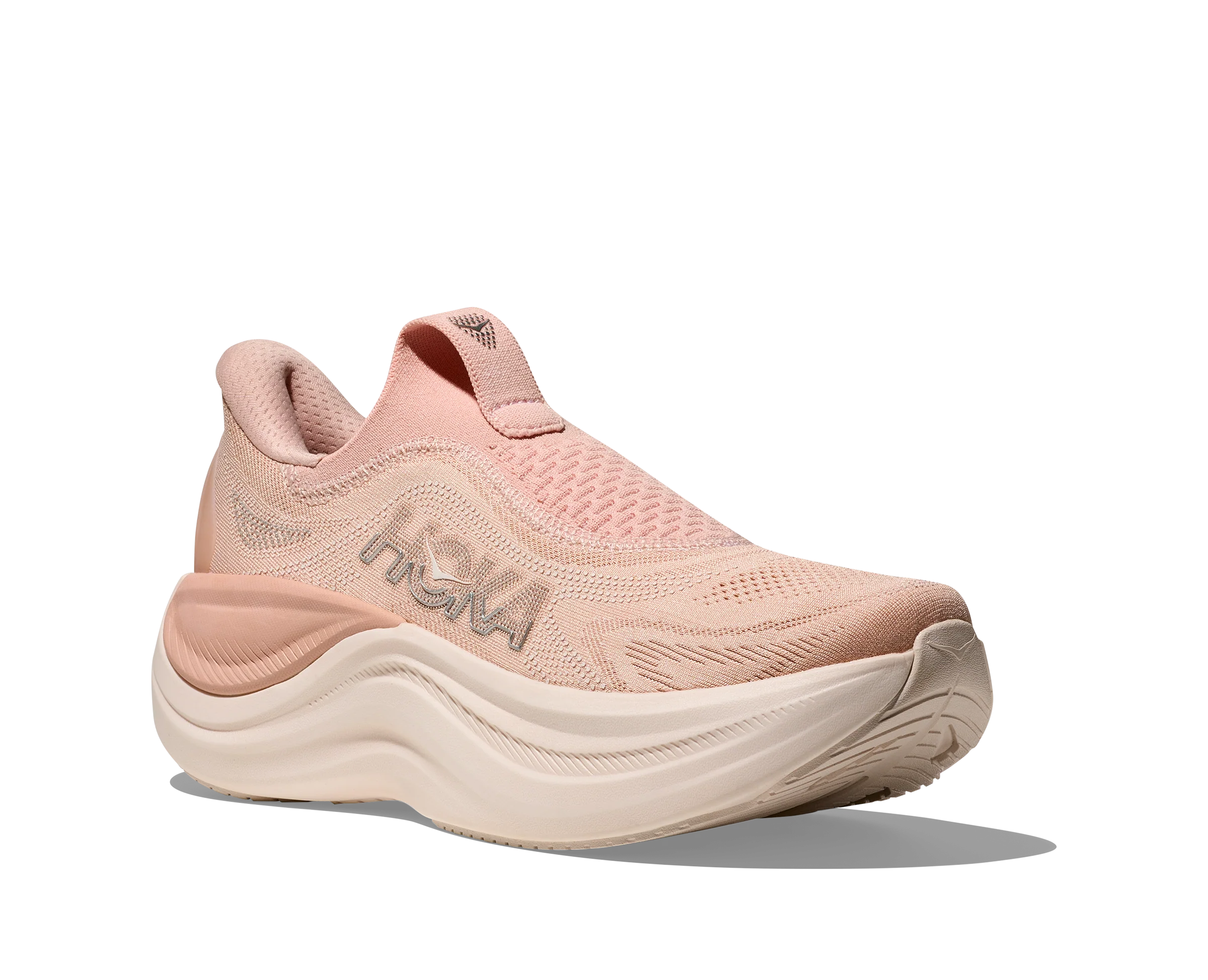 WOMEN'S HOKA SKYWARD LACELESS | ROSE LATTE | ROSE CREAM - Image 4