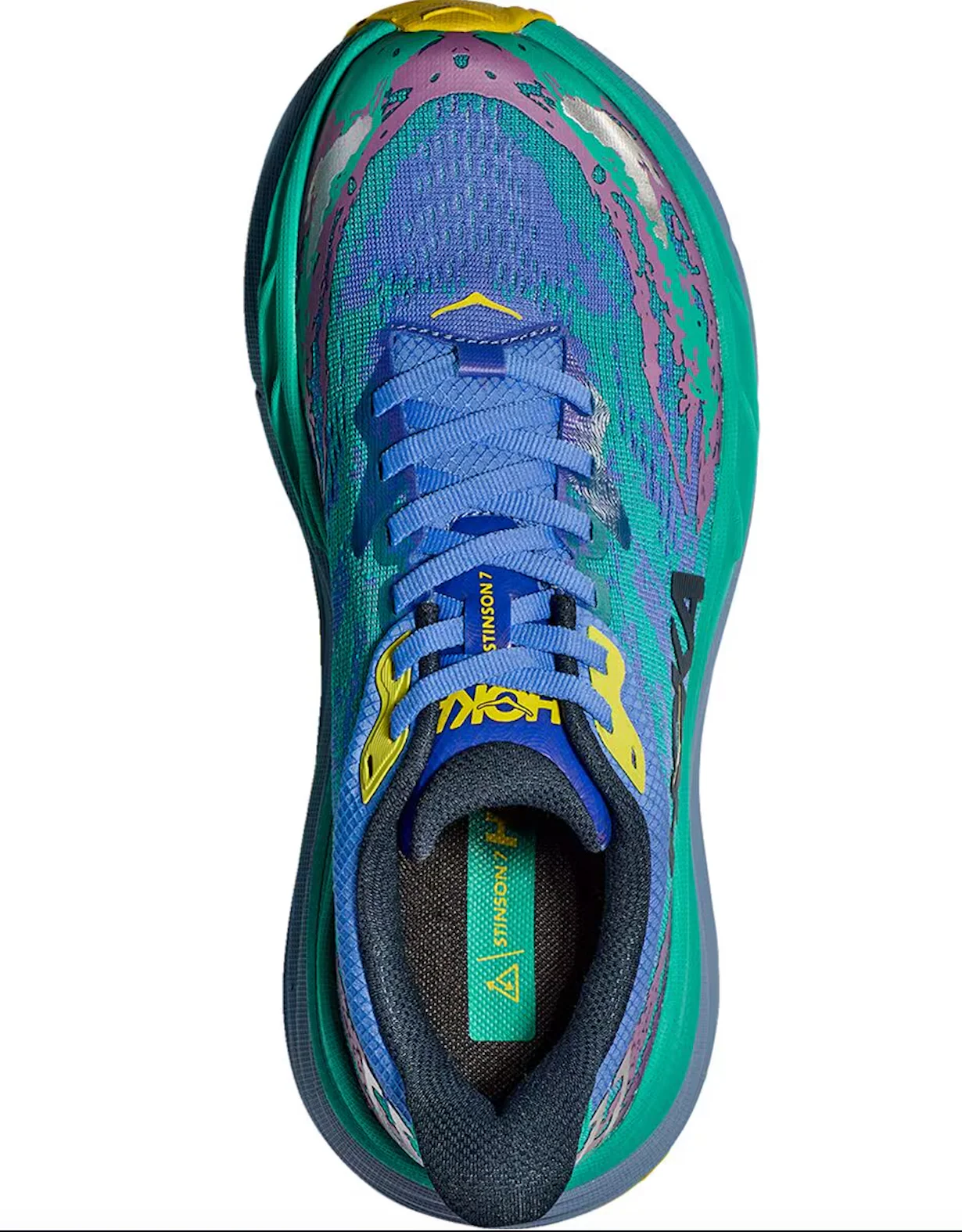 WOMEN'S HOKA STINSON 7 | VIRTUAL BLUE / TECH GREEN - Image 3