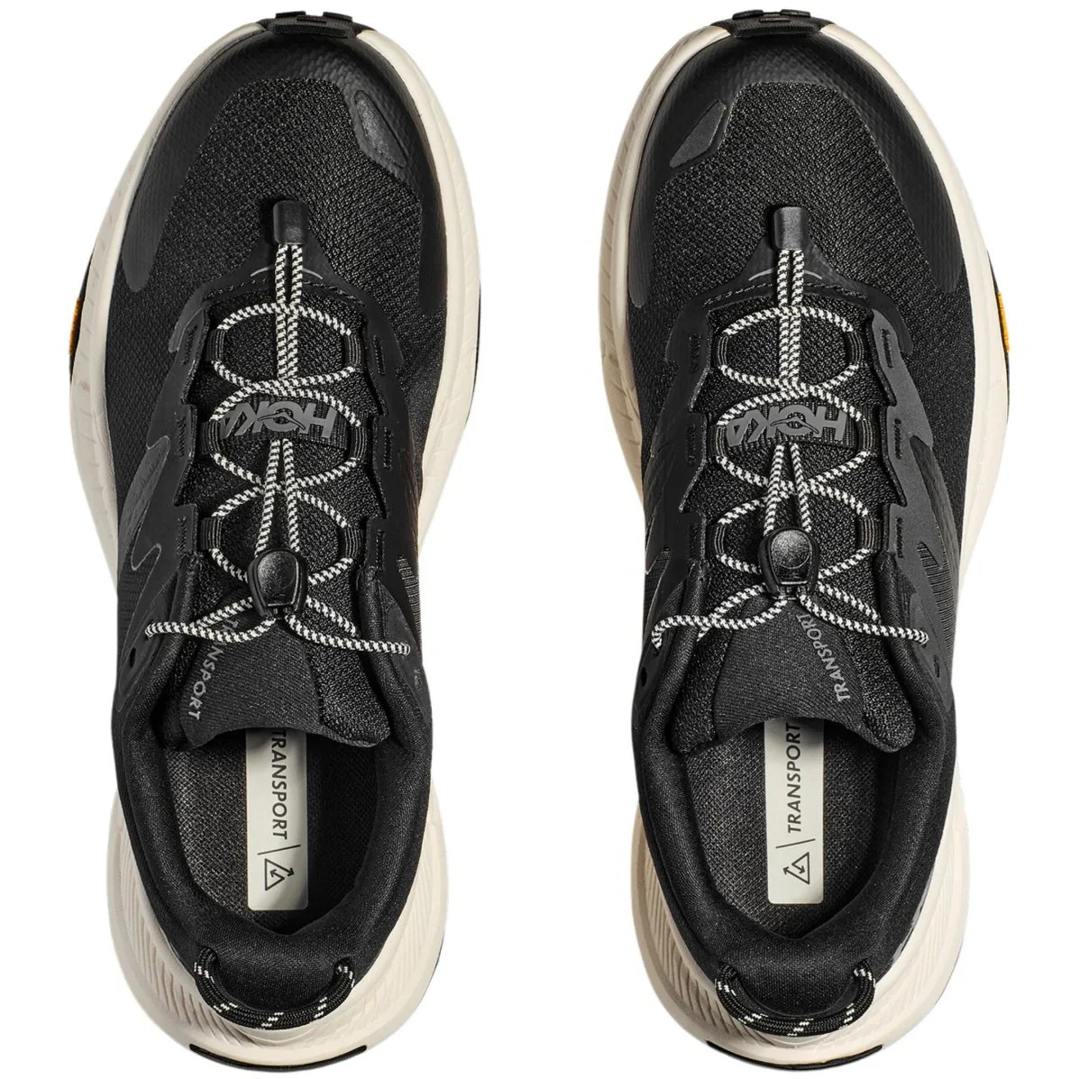 WOMEN'S HOKA TRANSPORT | BLACK / ALABASTER - Image 3