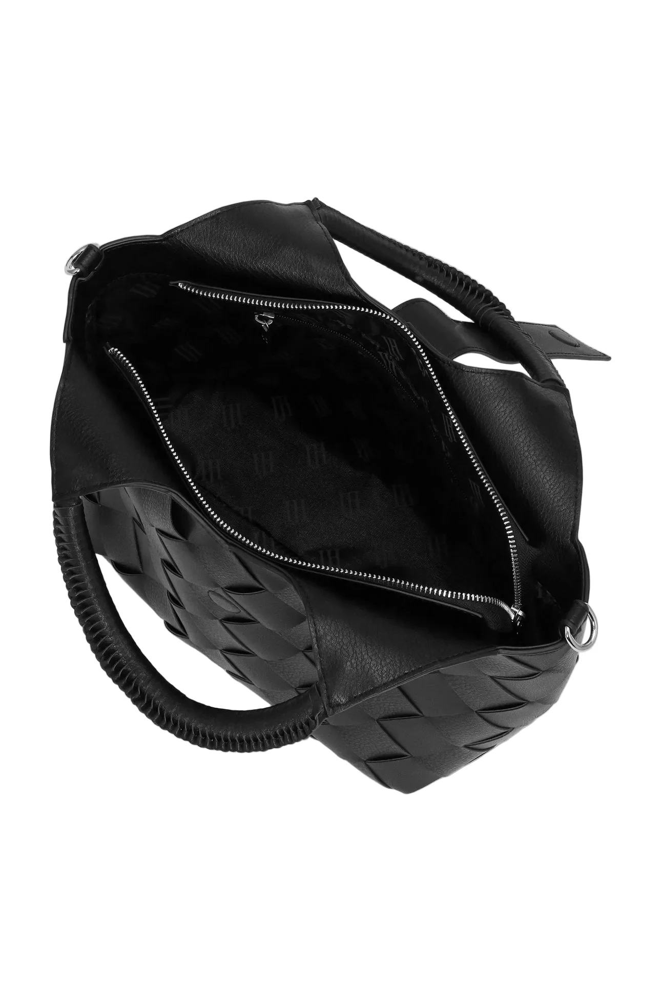 WOMEN'S ILSE JACOBSEN BRAIDED HANDBAG | BLACK - Image 3