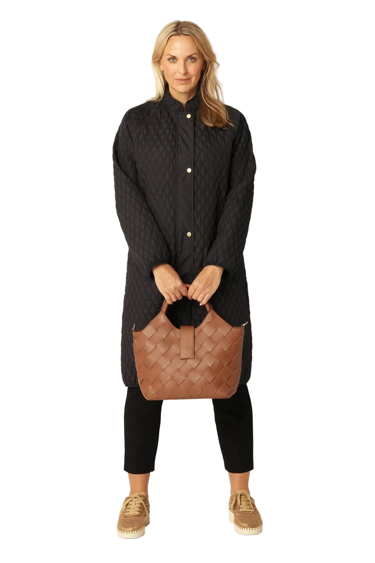 WOMEN'S ILSE JACOBSEN BRAIDED HANDBAG | COGNAC - Image 5