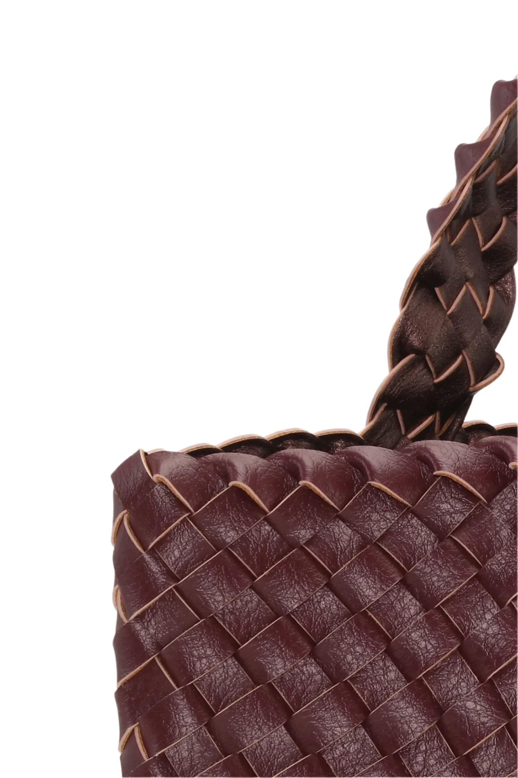 WOMEN'S ILSE JACOBSEN HANDBAG | MAROON / EBONY - Image 4