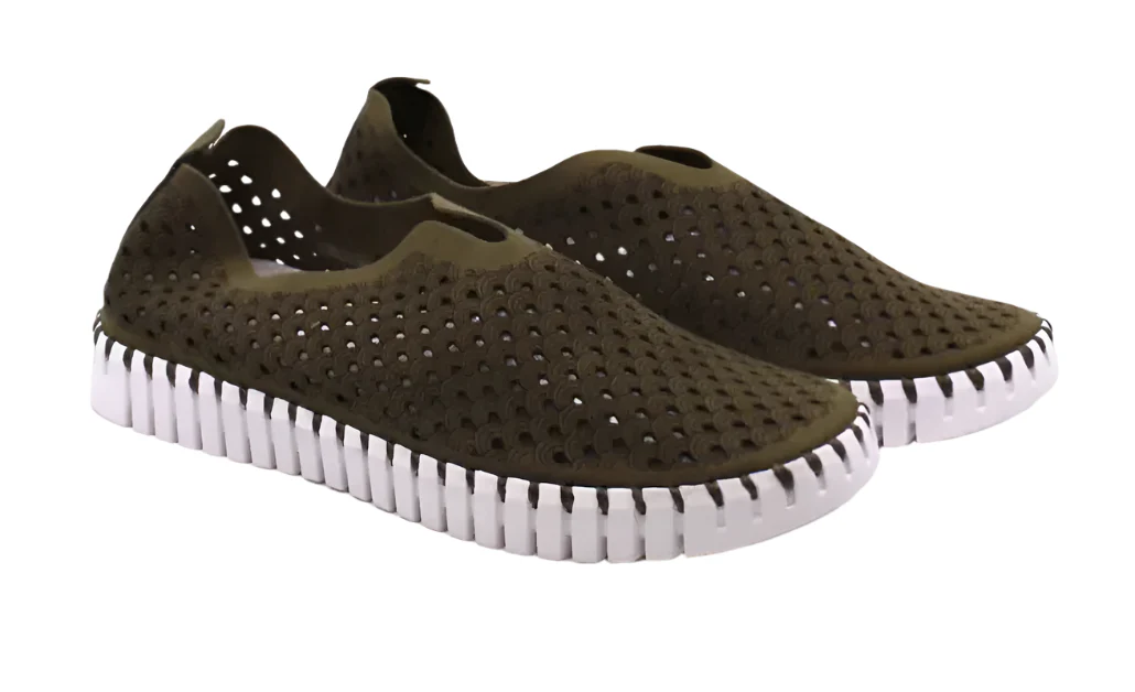 WOMEN'S ILSE JACOBSEN TULIP 139 SLIP-ON | DEEP OLIVE - Image 6