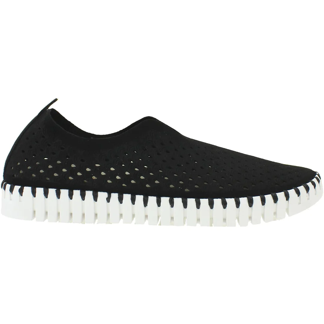 WOMEN'S ILSE JACOBSEN TULIP 139 SLIP-ON | BLACK / WHITE