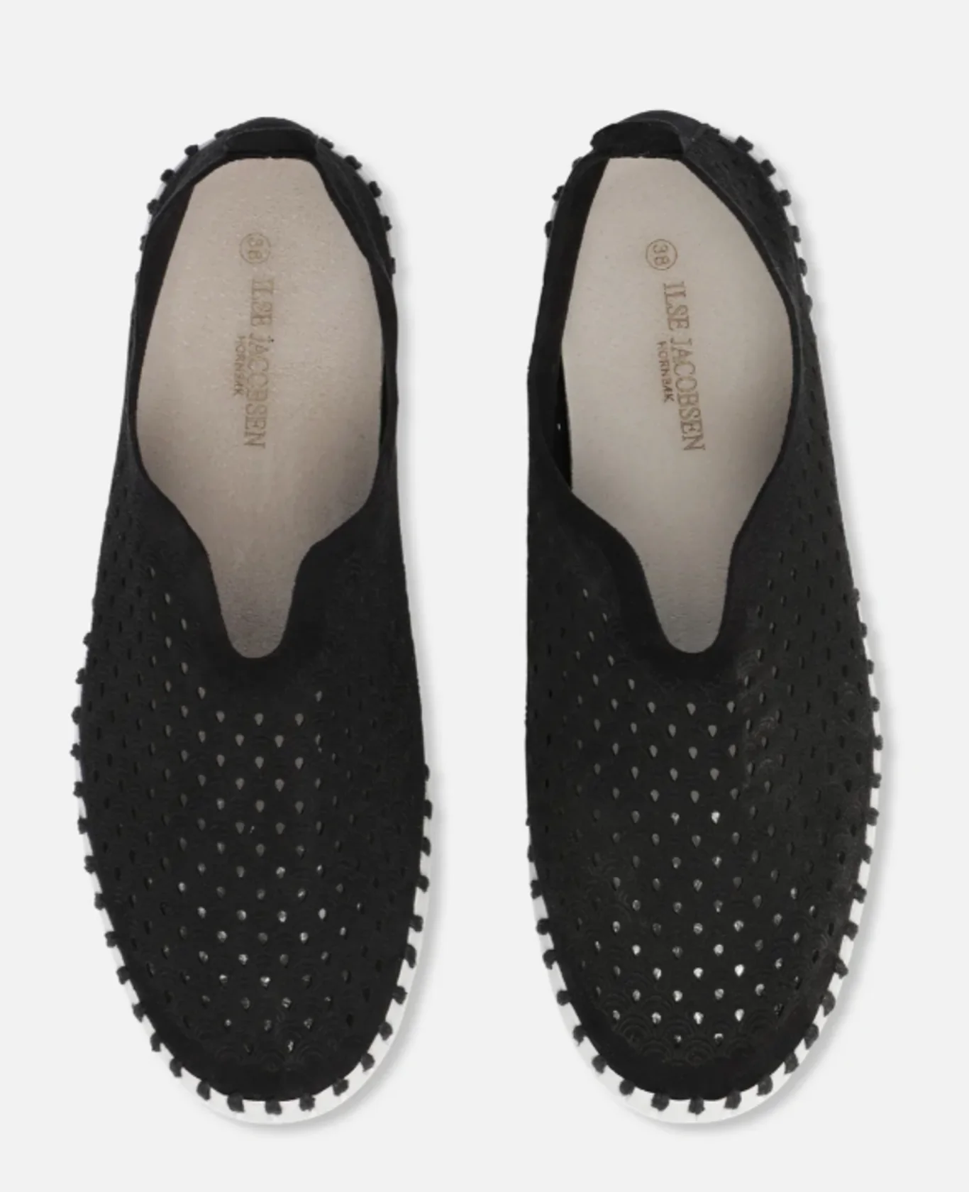 WOMEN'S ILSE JACOBSEN TULIP 139 SLIP-ON | BLACK / WHITE - Image 7