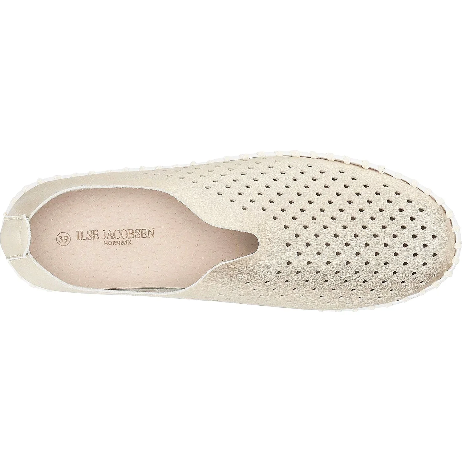 WOMEN'S ILSE JACOBSEN TULIP SLIP-ON 3576 | PLATIN - Image 3