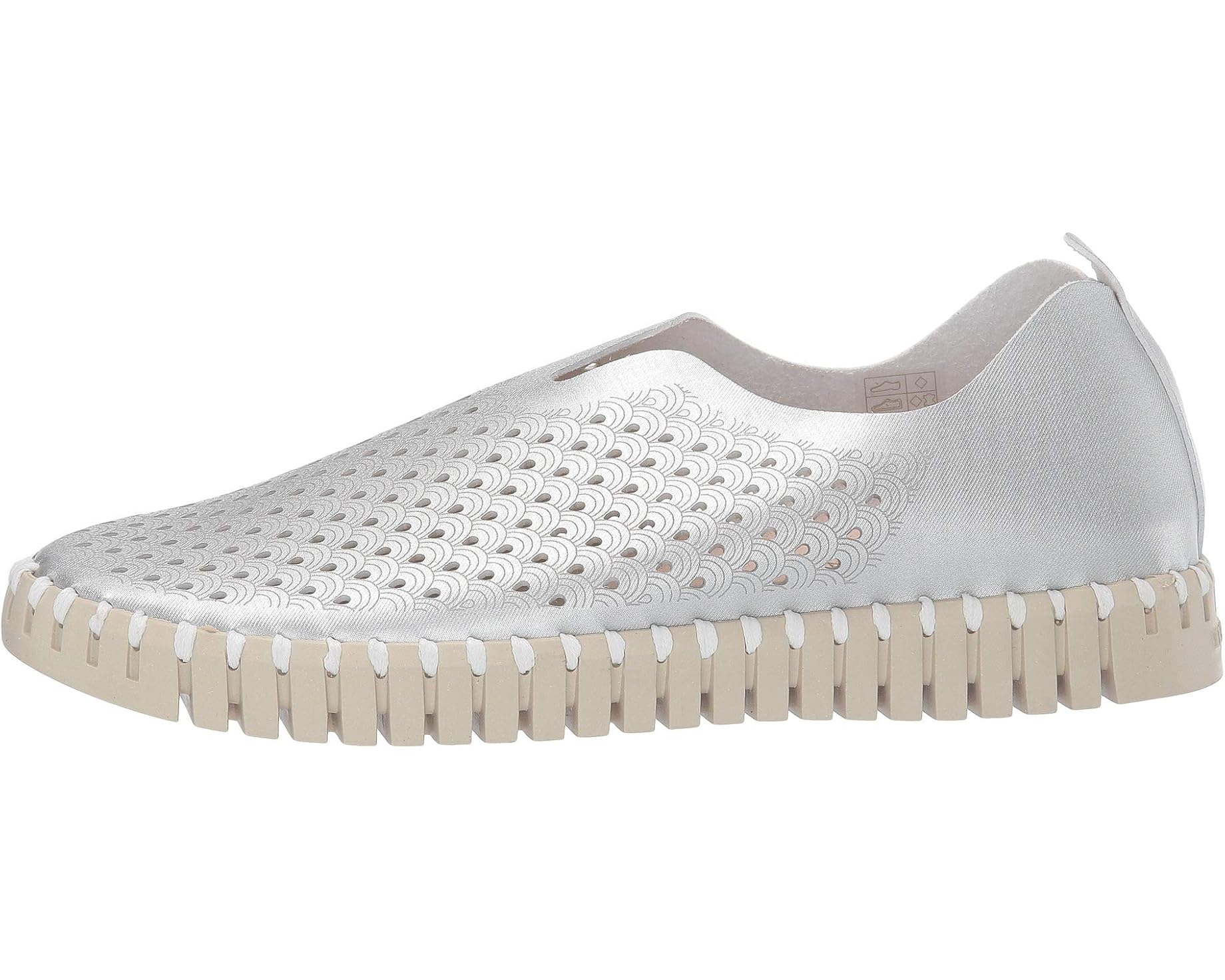 WOMEN'S ILSE JACOBSEN TULIP SLIP-ON | SILVER - Image 2