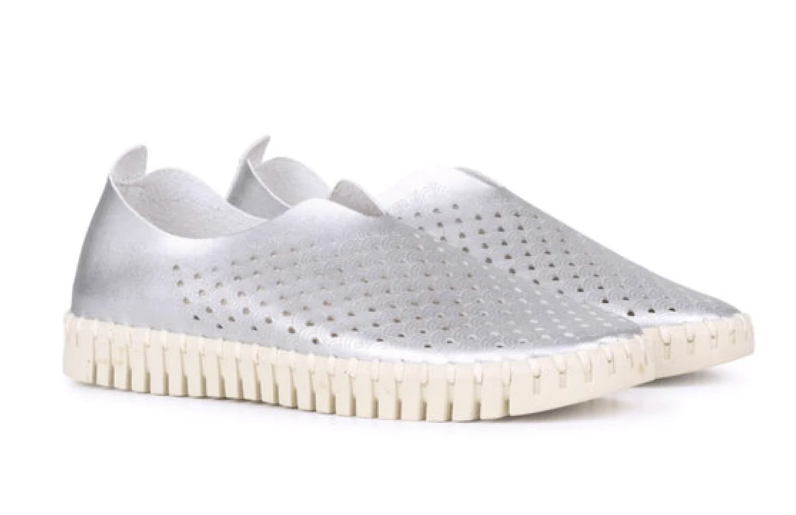 WOMEN'S ILSE JACOBSEN TULIP SLIP-ON | SILVER - Image 4