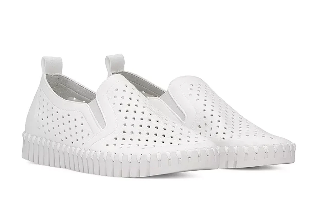 WOMEN'S ILSE JACOBSEN TULIP SLIP-ON | WHITE - Image 6
