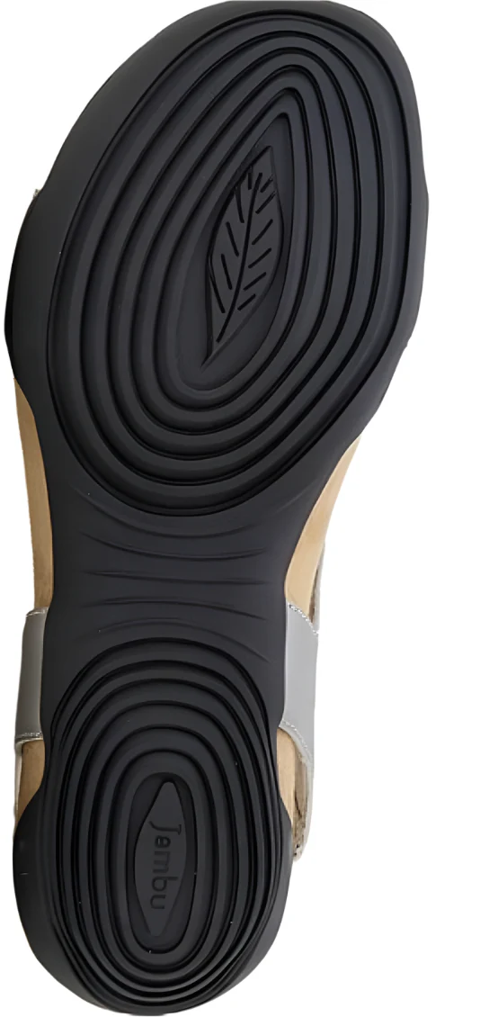 WOMEN'S JAMBU MORGAN SANDAL | GUNMETAL / PEWTER - Image 5