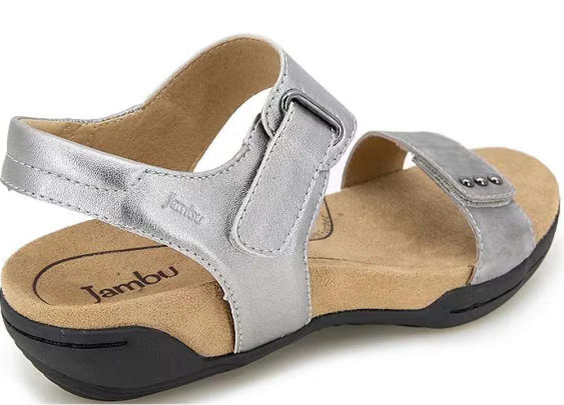 WOMEN'S JAMBU MORGAN SANDAL | GUNMETAL / PEWTER - Image 6