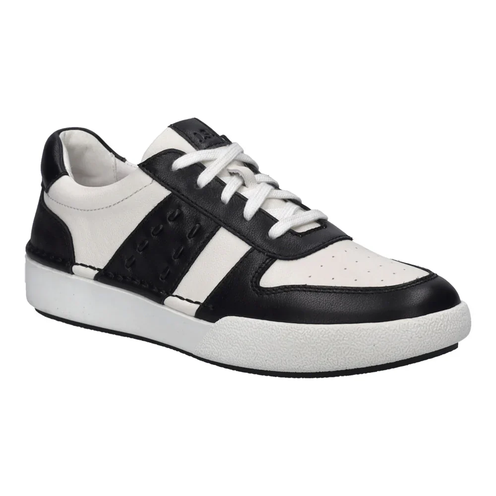 WOMEN'S JOSEF SEIBEL CLAIRE 27 | BLACK / WHITE LEATHER - Image 4