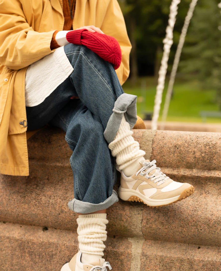 WOMEN'S KEEN KS86 SNEAKER | BIRCH / STAR WHITE - Image 9