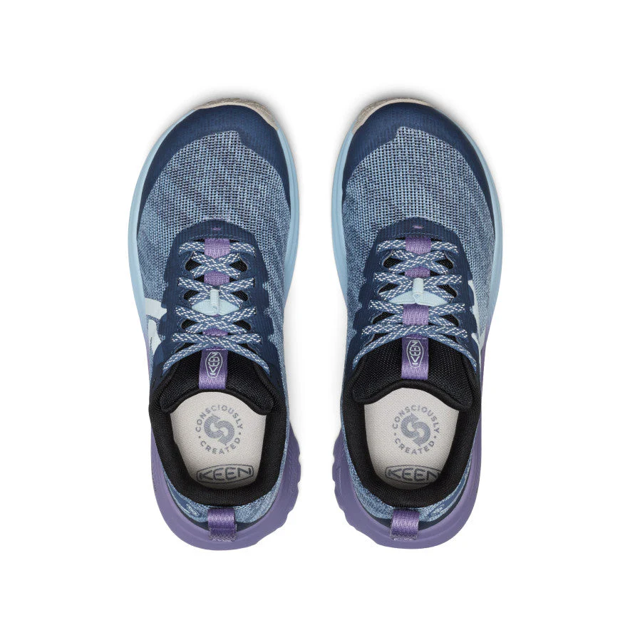 WOMEN'S KEEN ROAM TRAIL RUNNING SHOE | VINTAGE INDIGO | BALLAD BLUE - Image 5