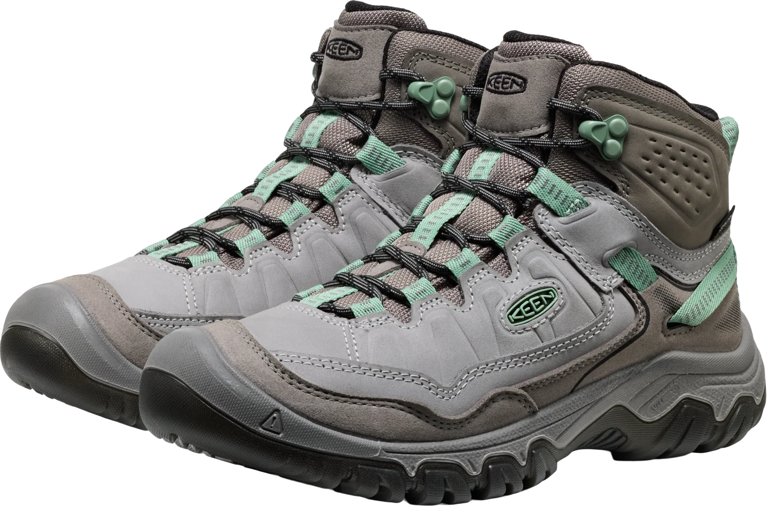 WOMEN'S KEEN TARGHEE IV WATERPROOF HIKING BOOT | ALLOY | GRANITE GREEN - Image 3