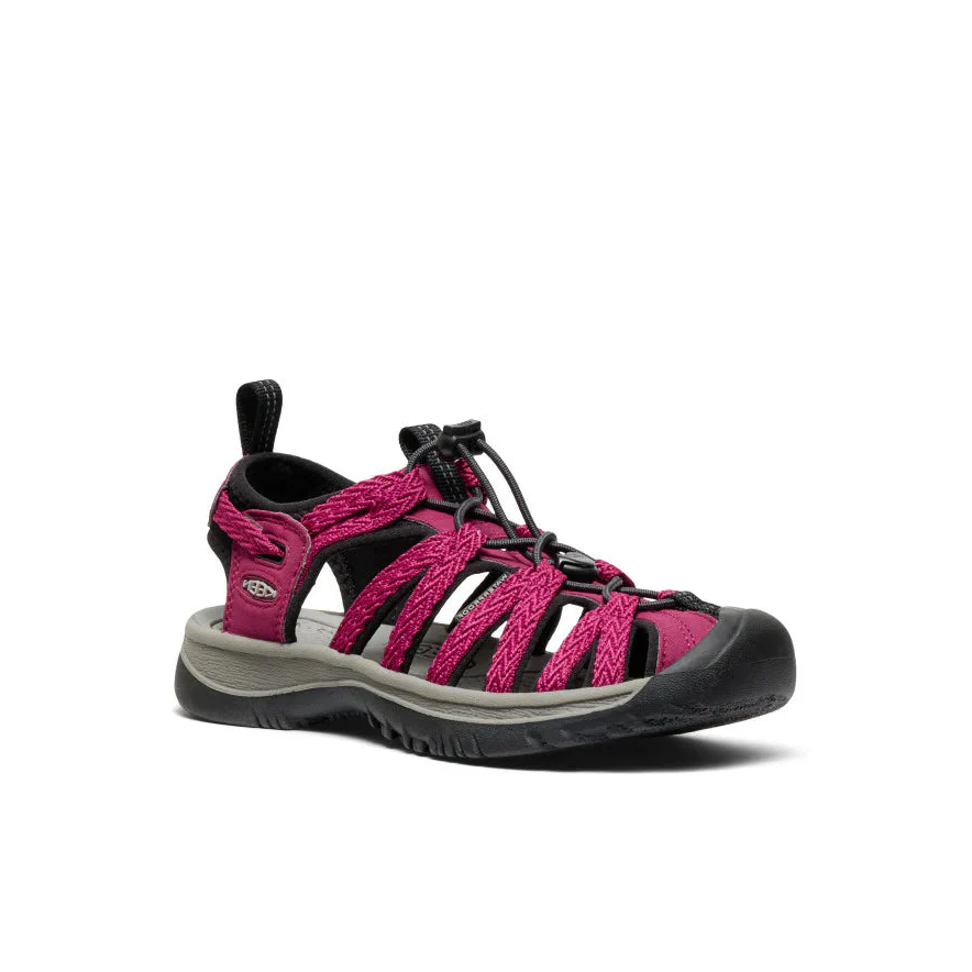 WOMEN'S KEEN WHISPER | BEAUJOLAIS / BLACK - Image 4