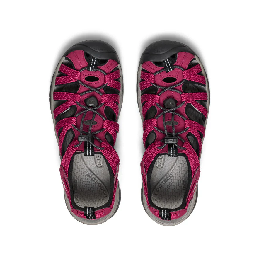 WOMEN'S KEEN WHISPER | BEAUJOLAIS / BLACK - Image 5