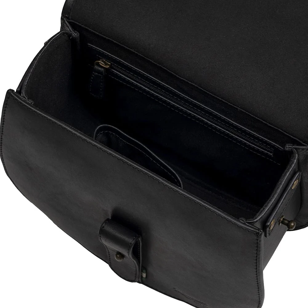 WOMEN'S MILWAUKEE BOOT CO. ALLIS SADDLE BAG | BLACK - Image 6
