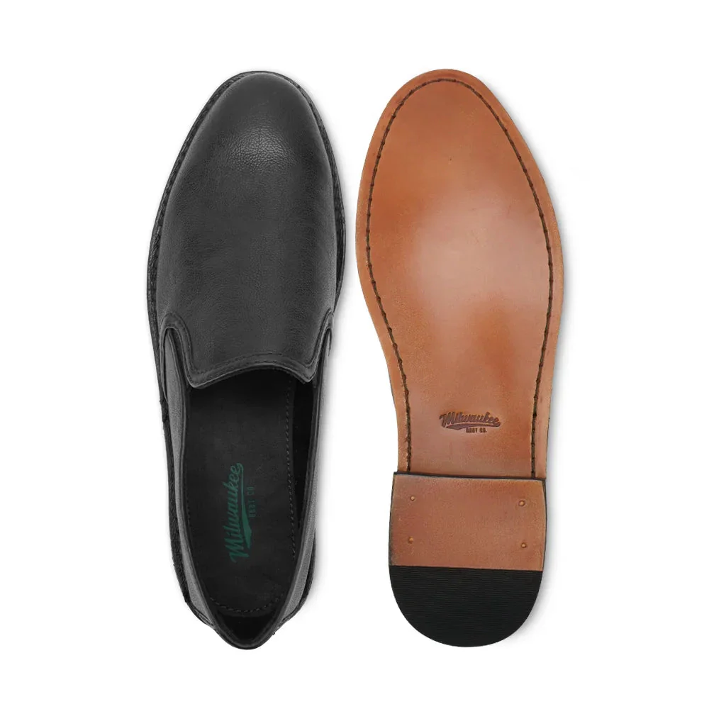 WOMEN'S MILWAUKEE BOOT CO. NELLIE SLIP-ON | BLACK - Image 5