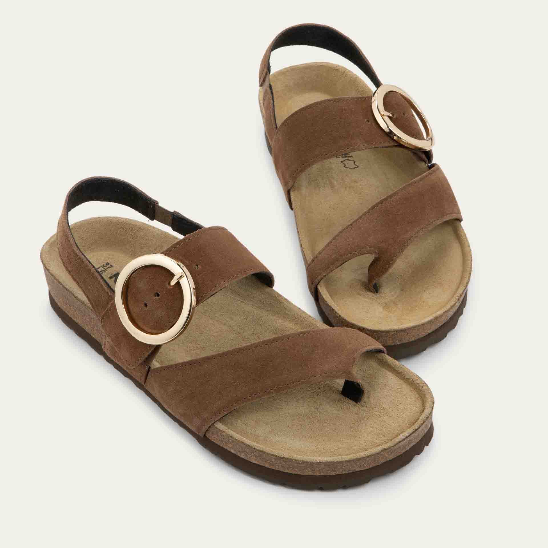 WOMENS NAOT BALTIMORE SANDAL | BROWN CEDAR SUEDE - Image 6