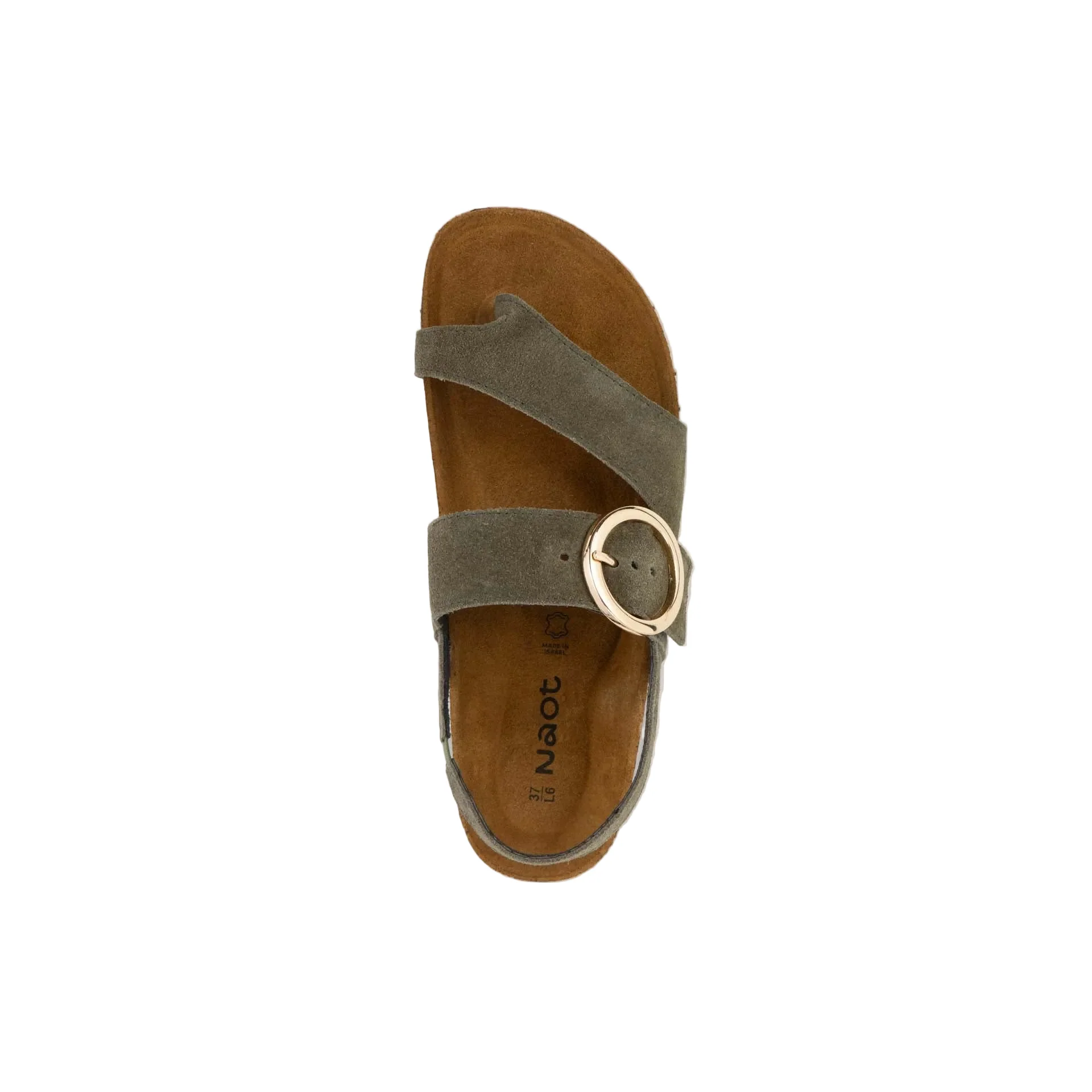 WOMENS NAOT BALTIMORE SANDAL | HUNTER GREEN SUEDE - Image 3