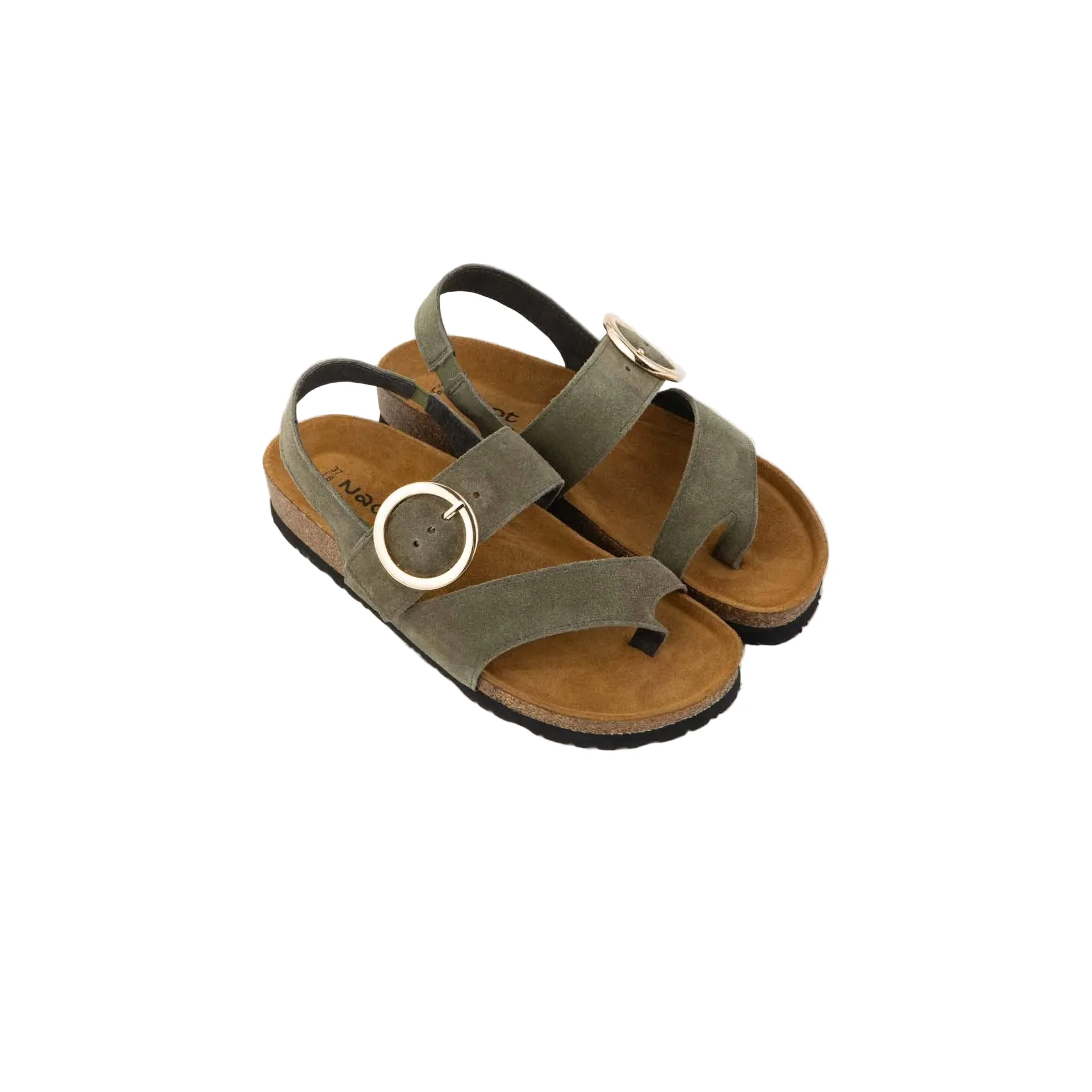 WOMENS NAOT BALTIMORE SANDAL | HUNTER GREEN SUEDE - Image 4