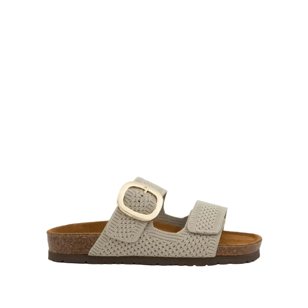 WOMENS NAOT MIAMI SANDAL | BEIGE KNIT FABRIC