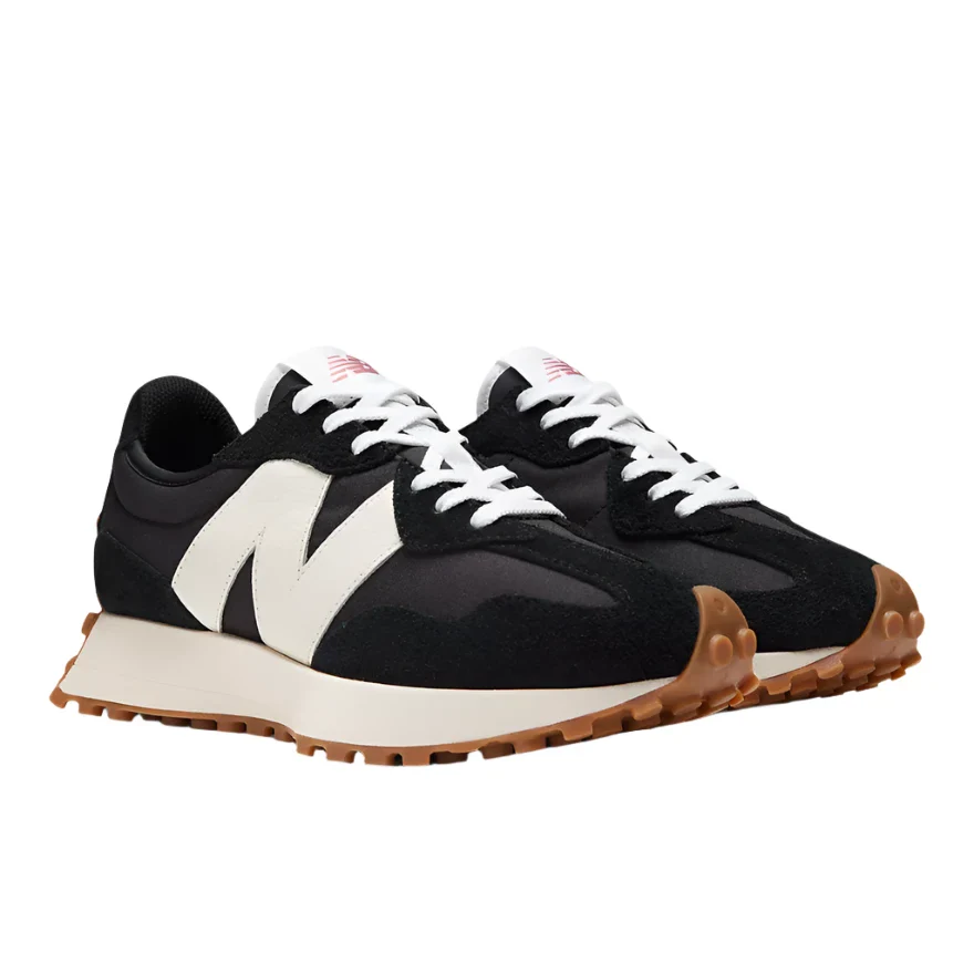 WOMEN'S NEW BALANCE 327 | BLACK / WHITE / MINERAL RED - Image 4
