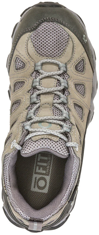 WOMEN'S OBOZ SAWTOOTH II LOW WATERPROOF | FROST GRAY / SAGE - Image 4