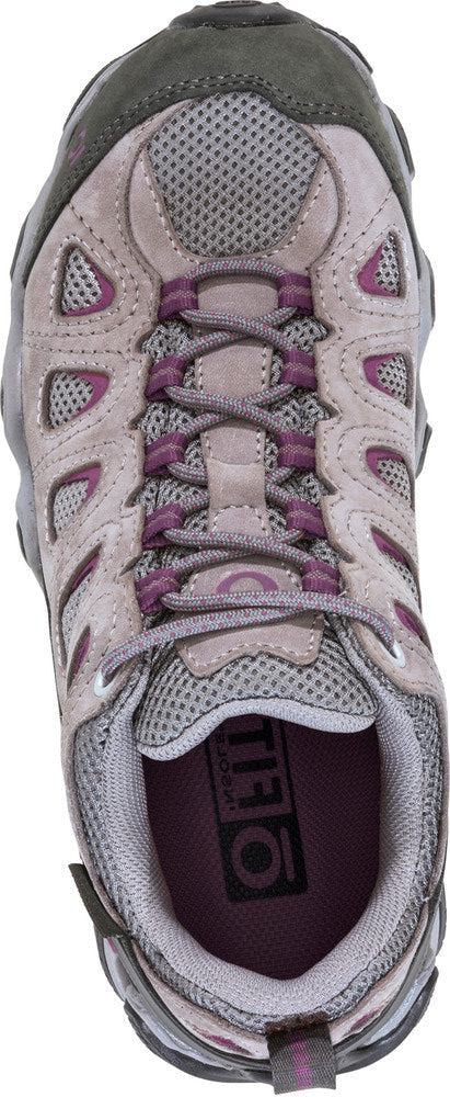 WOMEN'S OBOZ SAWTOOTH II LOW WATERPROOF | PEWTER / VIOLET - Image 4